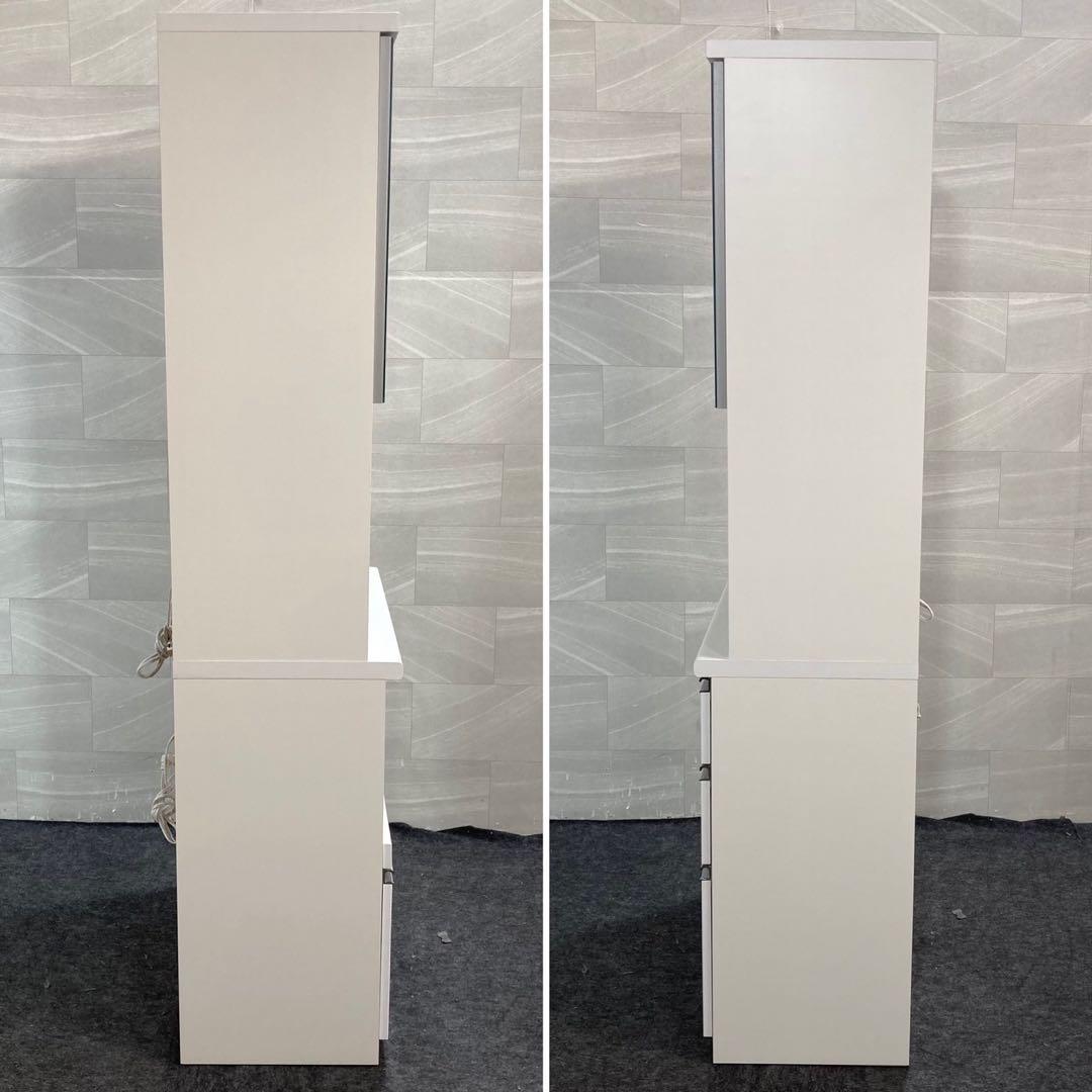 松田家具 キッチンボード ビット 幅約80cm 食器棚 コンパクト d4375