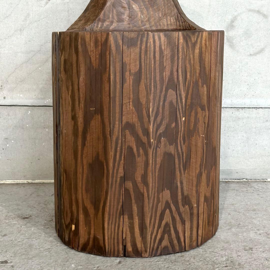 無垢丸太 削出しチェア｜プリミティブデザイン 民芸家具｜木製スツール 約20kg