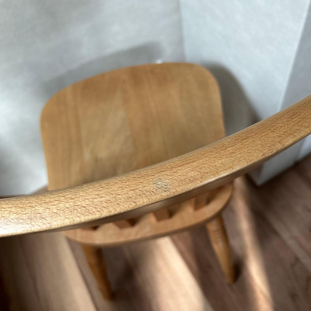 木製スラットバックチェア　No.3