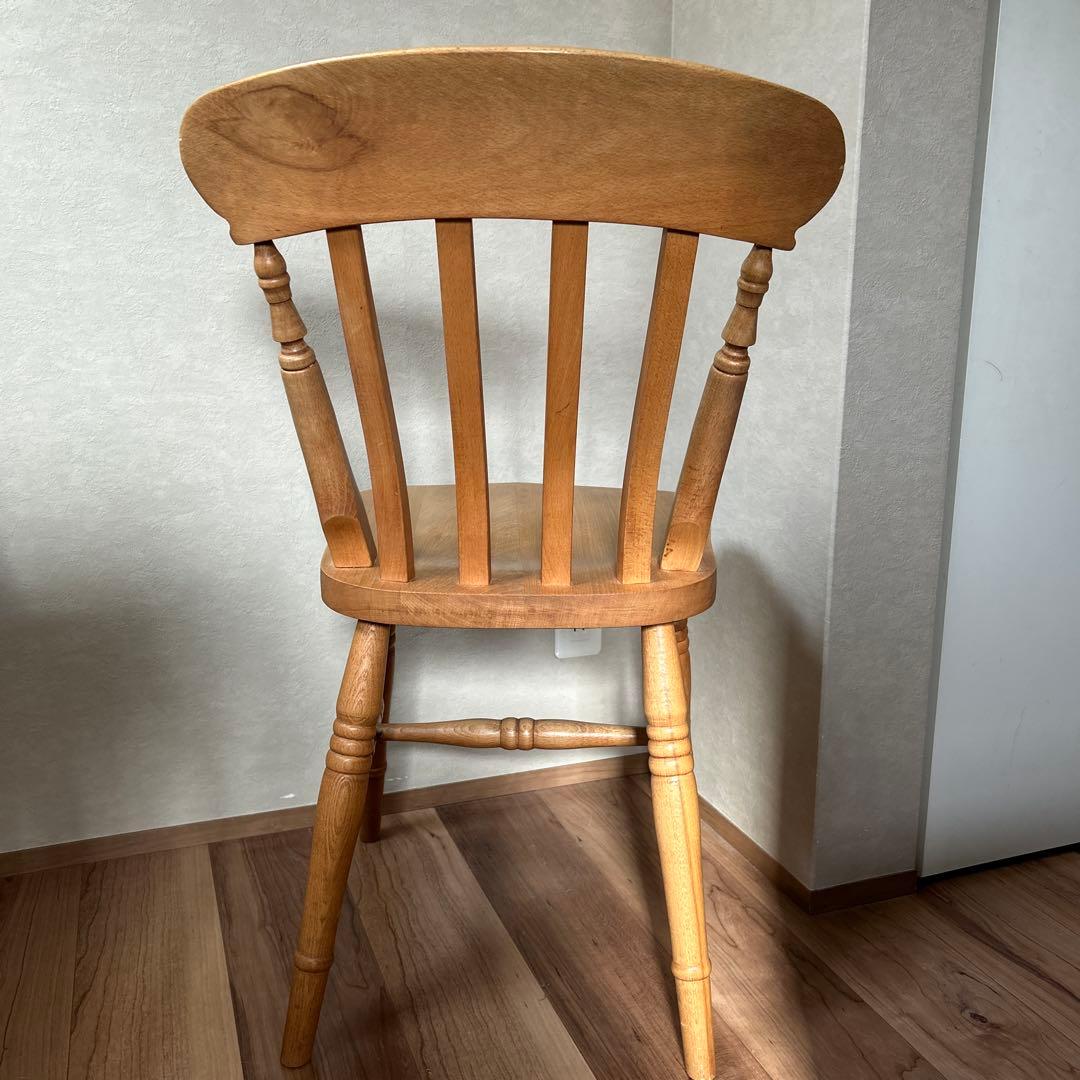 木製スラットバックチェア　No.3