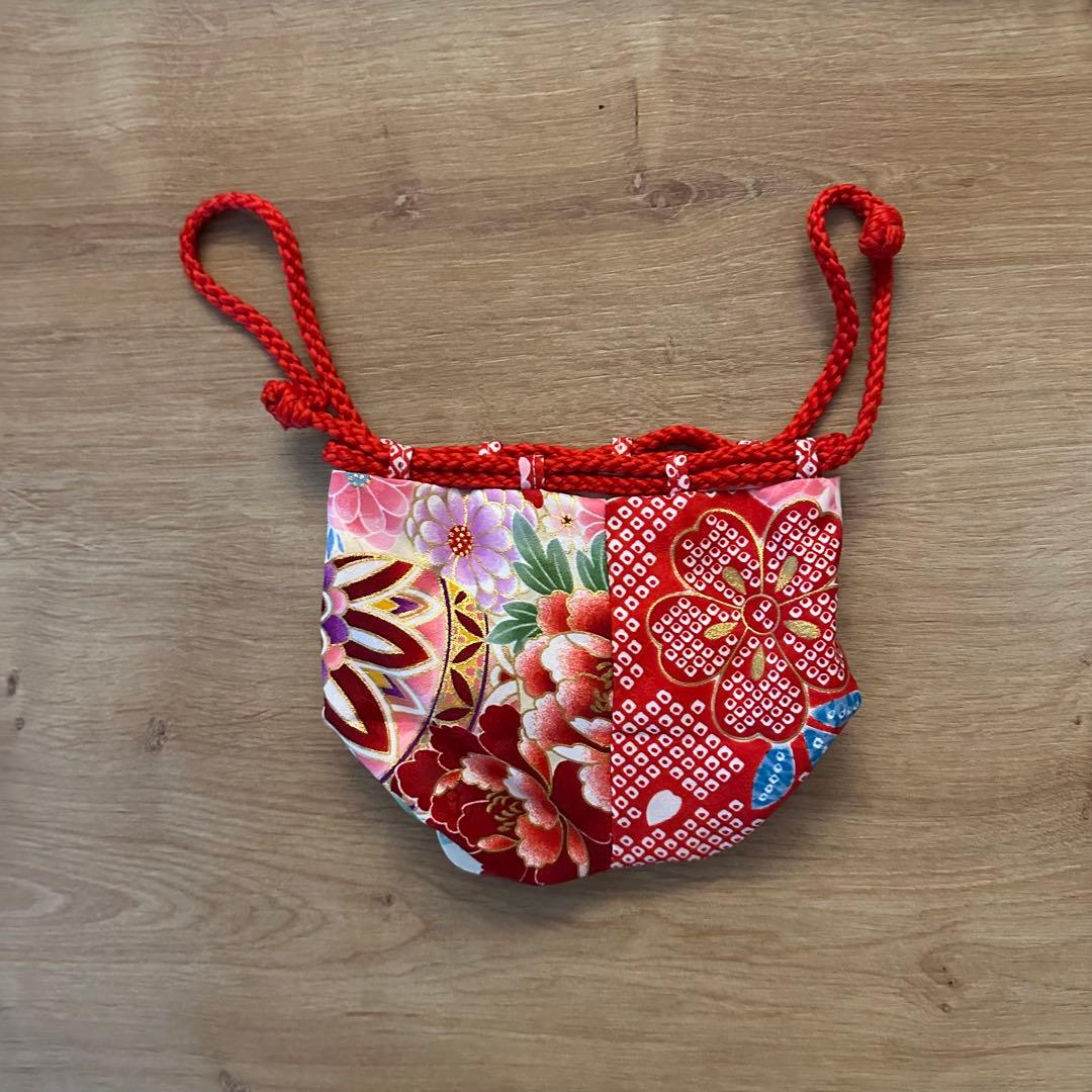 SHI　美品【七五三 3歳 女の子】京都花ひめ フルセット 被布疋田柄