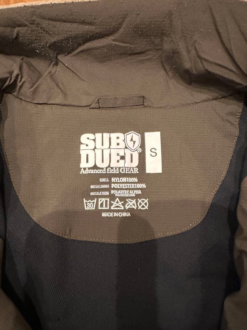 SUBDUED マルチカムミリタリージャケット S