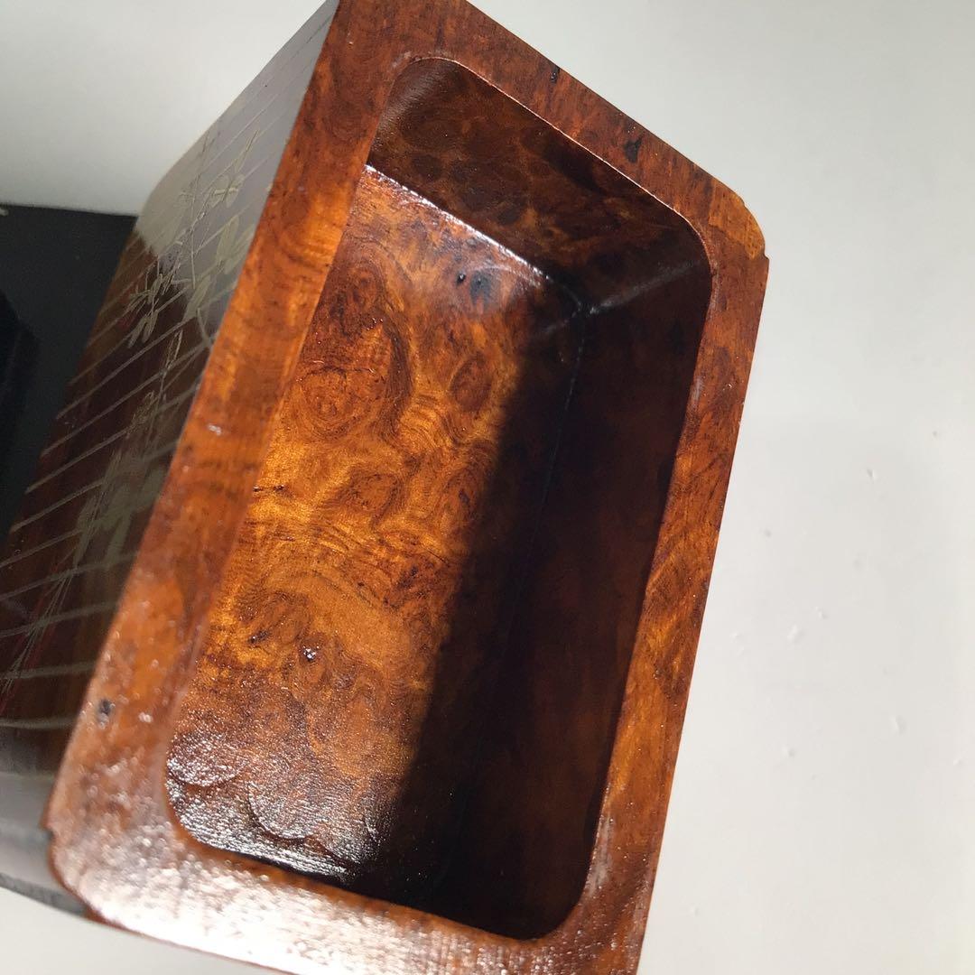 Ｎ１３９　香合　『蒔絵師　池端秀斉作』『鈴虫蒔絵』『虫籠香合』　共箱　茶道具