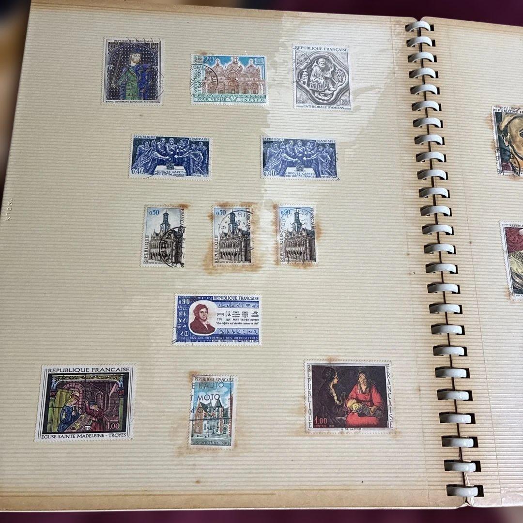 世界各国の使用済み切手　174枚