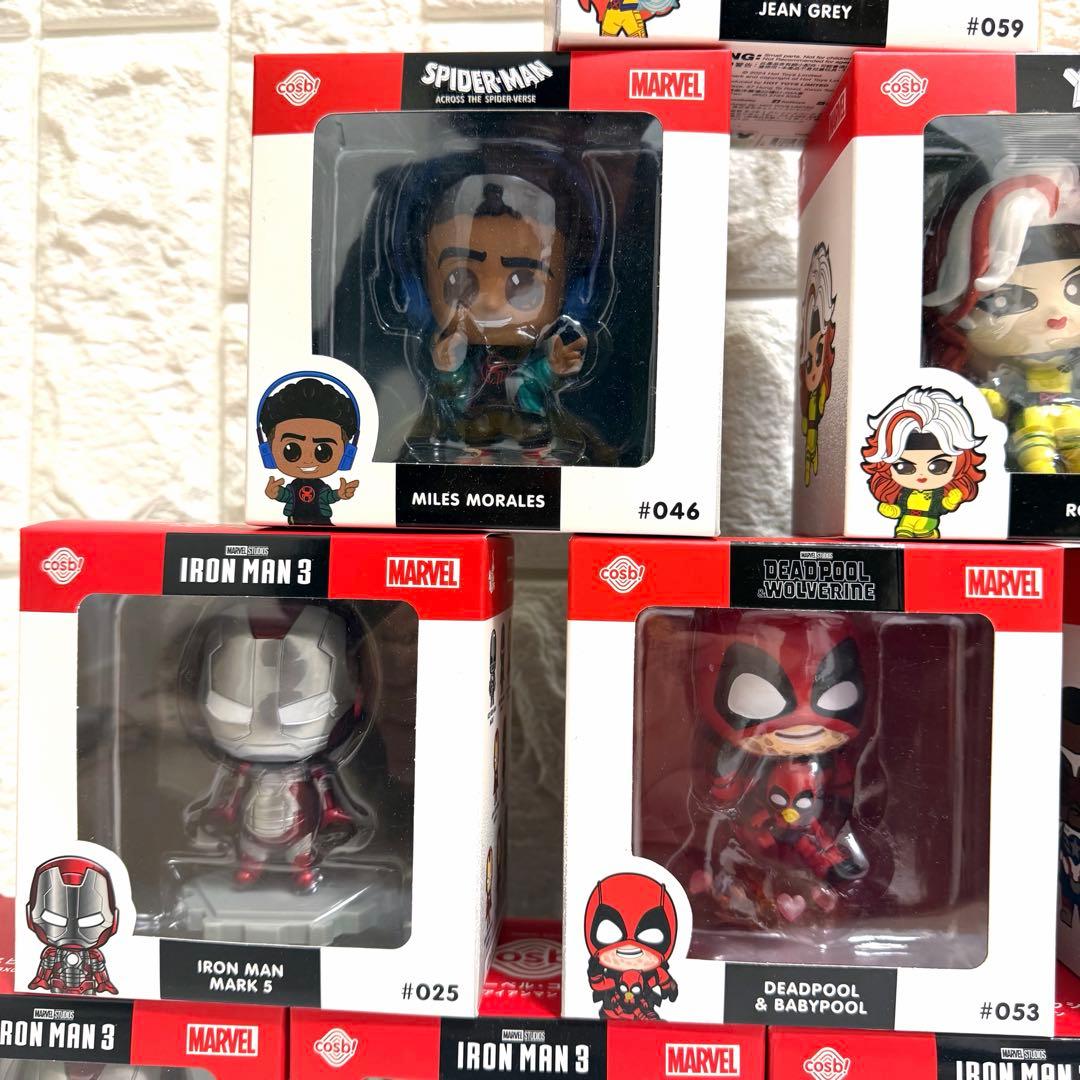 コスビ　マーベル・コレクション　ローグ　デッドプール　アイアンマン　X-MEN