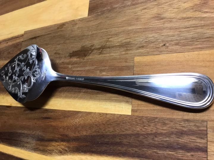 メディチ家にある様な豪奢なイタリア製アンティーク銀器ケーキナイフサーバー29cm