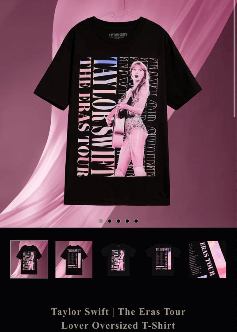公式】Taylor Swift テイラースウィフトEras Tour Tシャツ - メルカリ