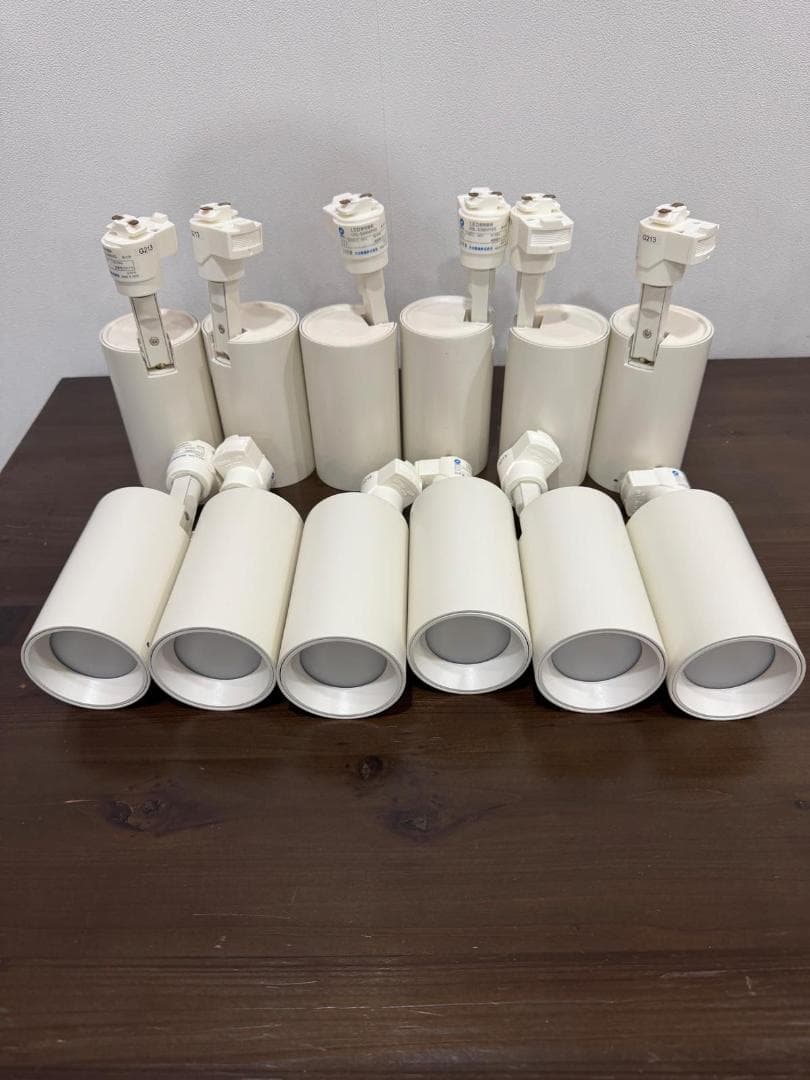 ダクトレール用LEDスポットライト G213 ホワイト 12個セット_B