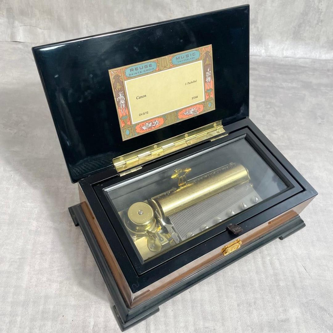 【保証書付】リュージュ オルゴール REUGE Canon 72弁 カノン 良品