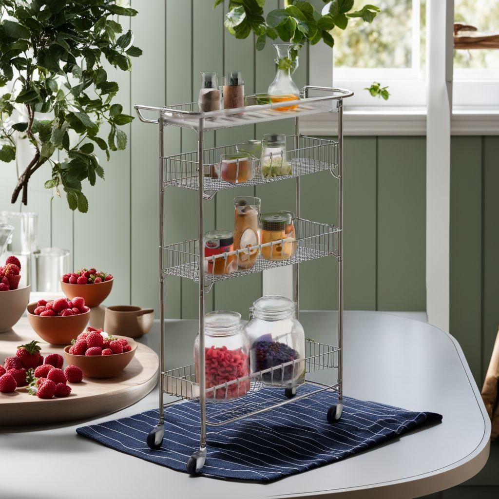 キャスター付きで移動も楽々 収納ワゴン 隙間収納 ラック