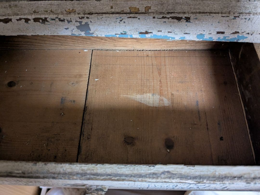 フランスアンティーク　木製キャビネット　蚤の市