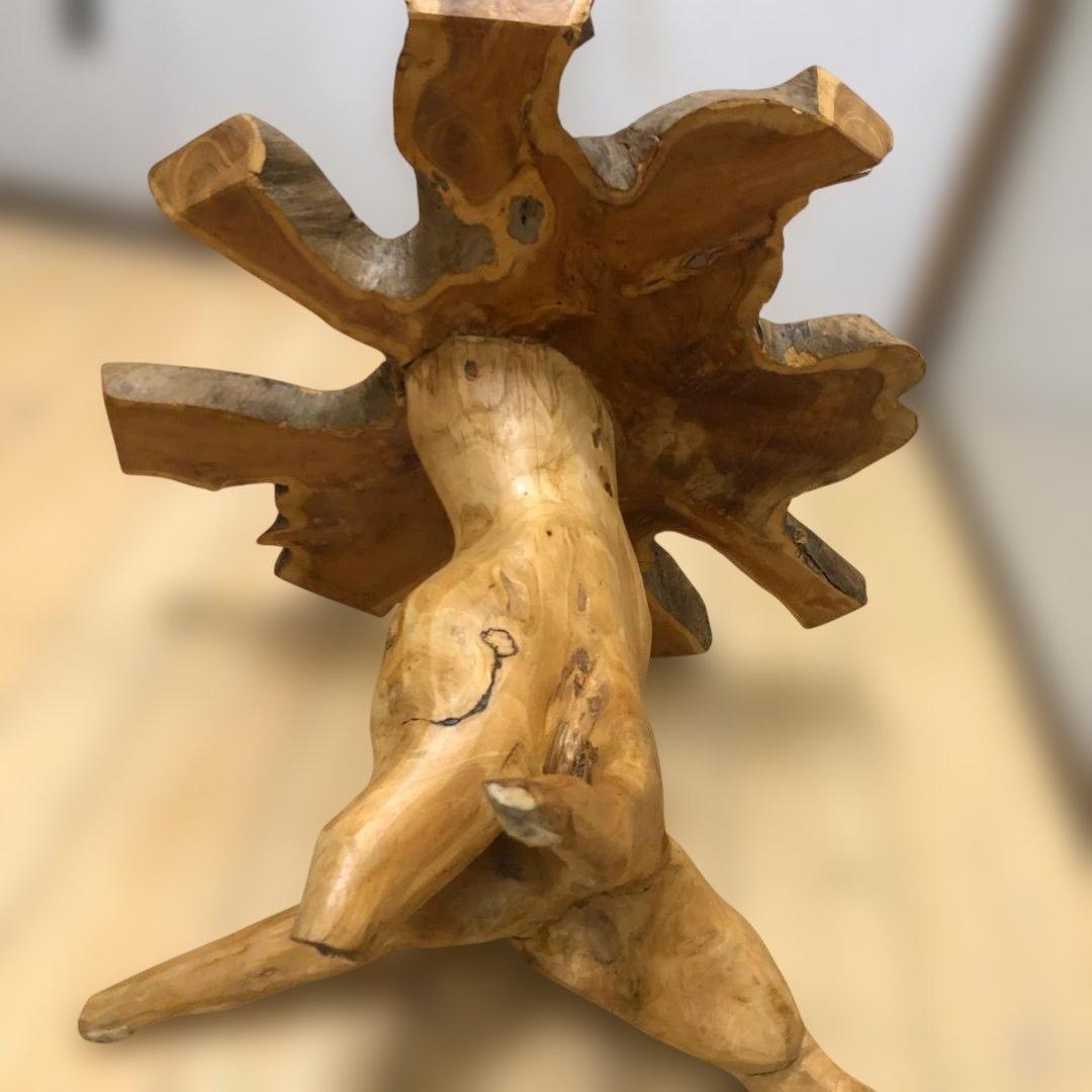 送料無料 天然木 一枚板 ローテーブル サイドテーブル 無垢材 ②　250809