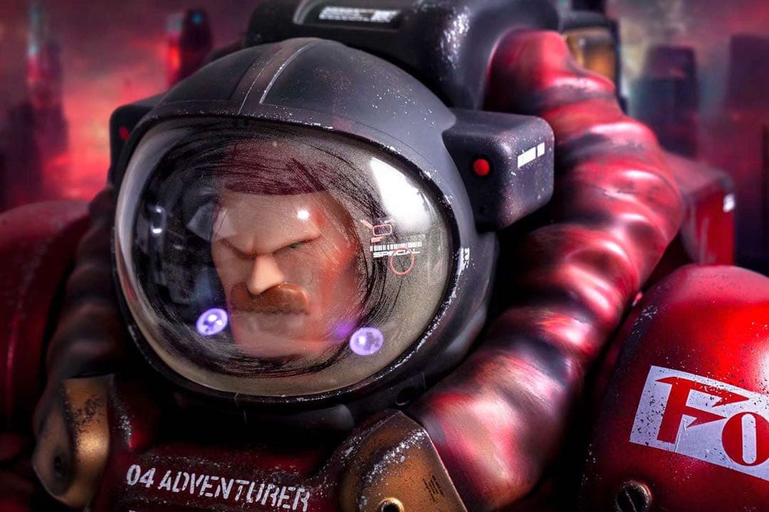 ローフールアドベンチャー　MK4 宇宙飛行士　フィギュア　アートトイ//ZCWO