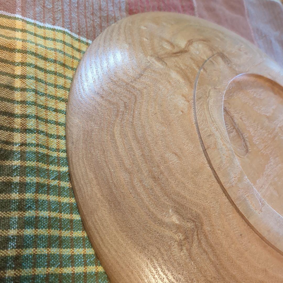くり　大皿①　手作り木工