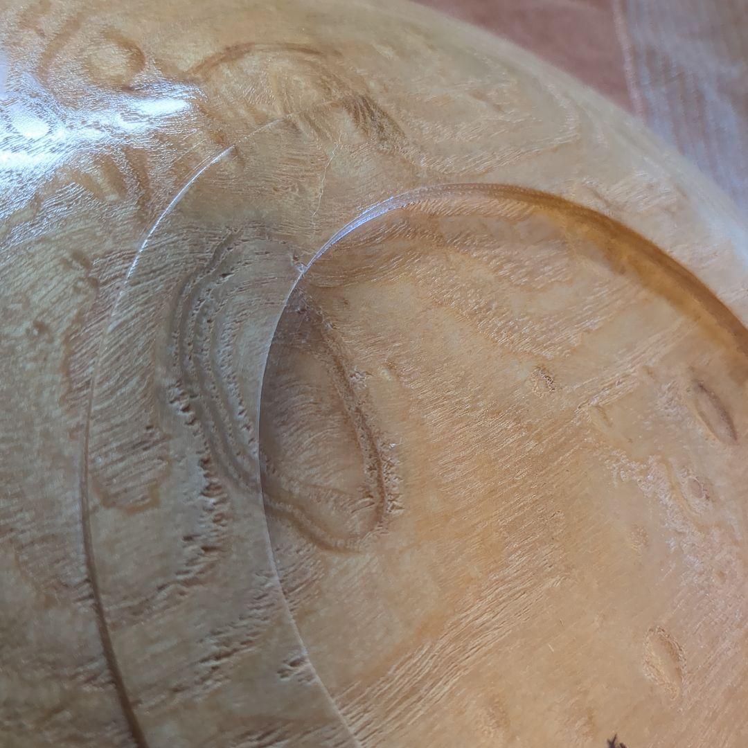 くり　大皿①　手作り木工