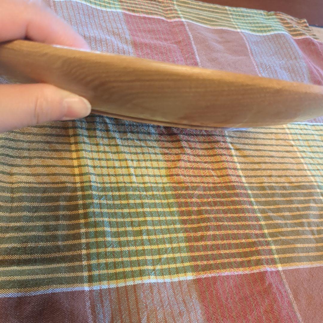 くり　大皿①　手作り木工