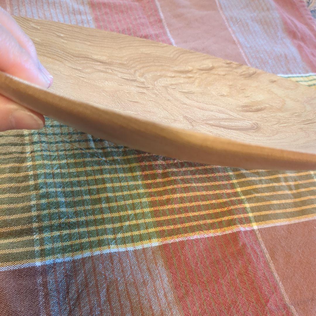 くり　大皿①　手作り木工
