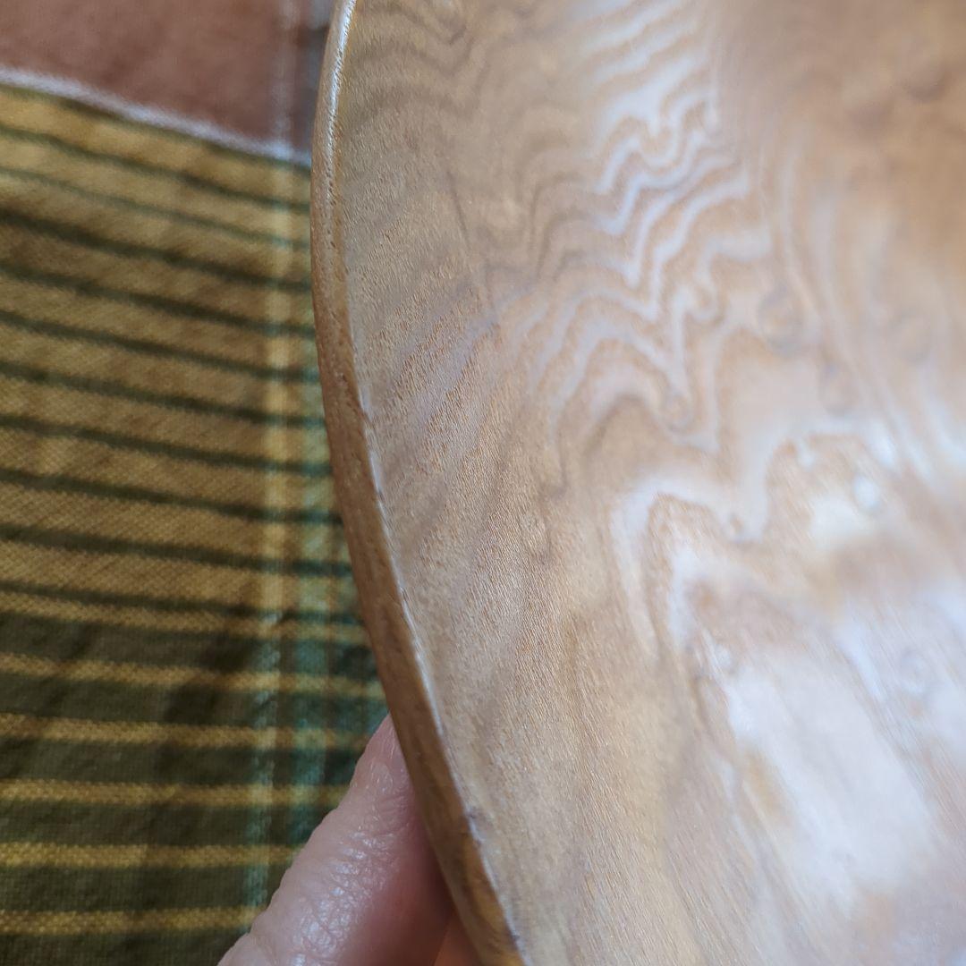 くり　大皿①　手作り木工