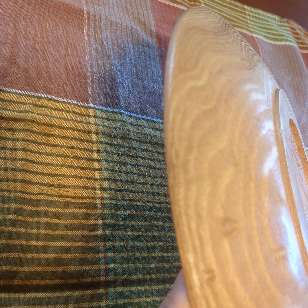 くり　大皿①　手作り木工