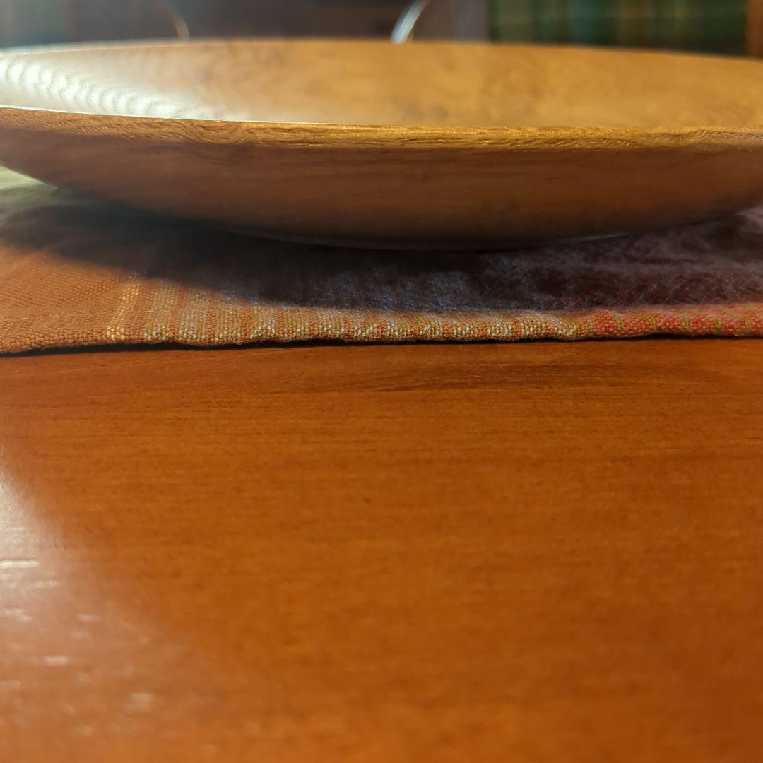 くり　大皿①　手作り木工