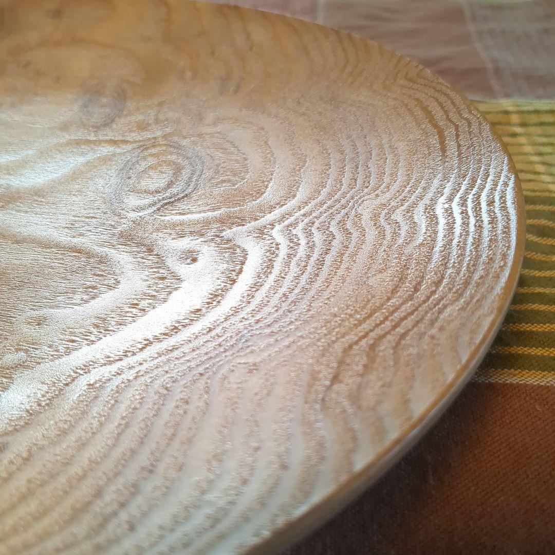 くり　大皿①　手作り木工