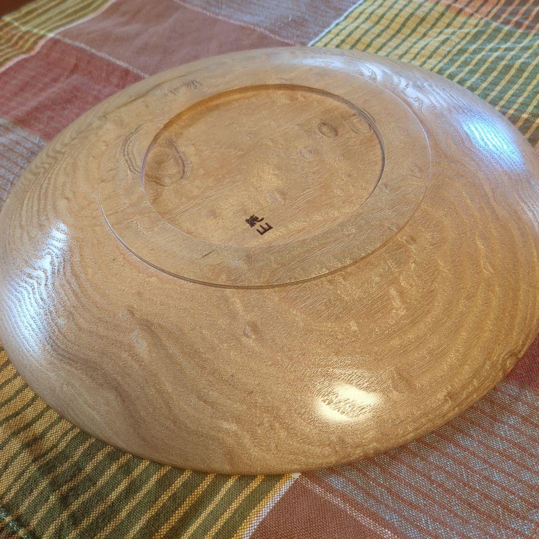 くり　大皿①　手作り木工
