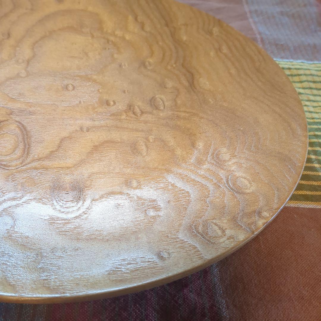 くり　大皿①　手作り木工