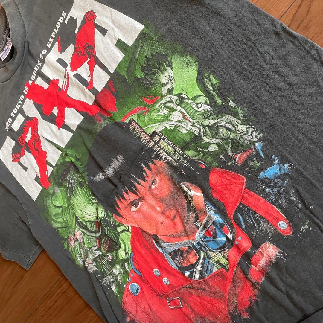 【AKIRA/アキラ】XL/アニメTシャツ/ロックT/古着/ブラック/アメリカ製