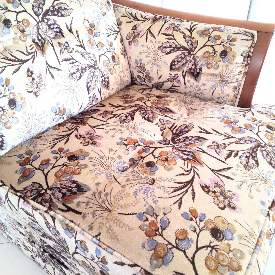 maruni　オールドマルニ　広島　ヴィンテージ ソファ　地中海　ファブリック