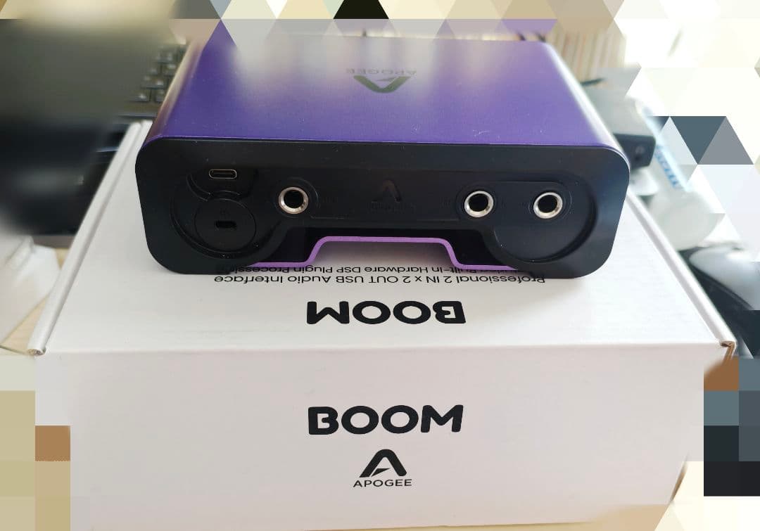 APOGEE BOOM オーディオインターフェイス パープル