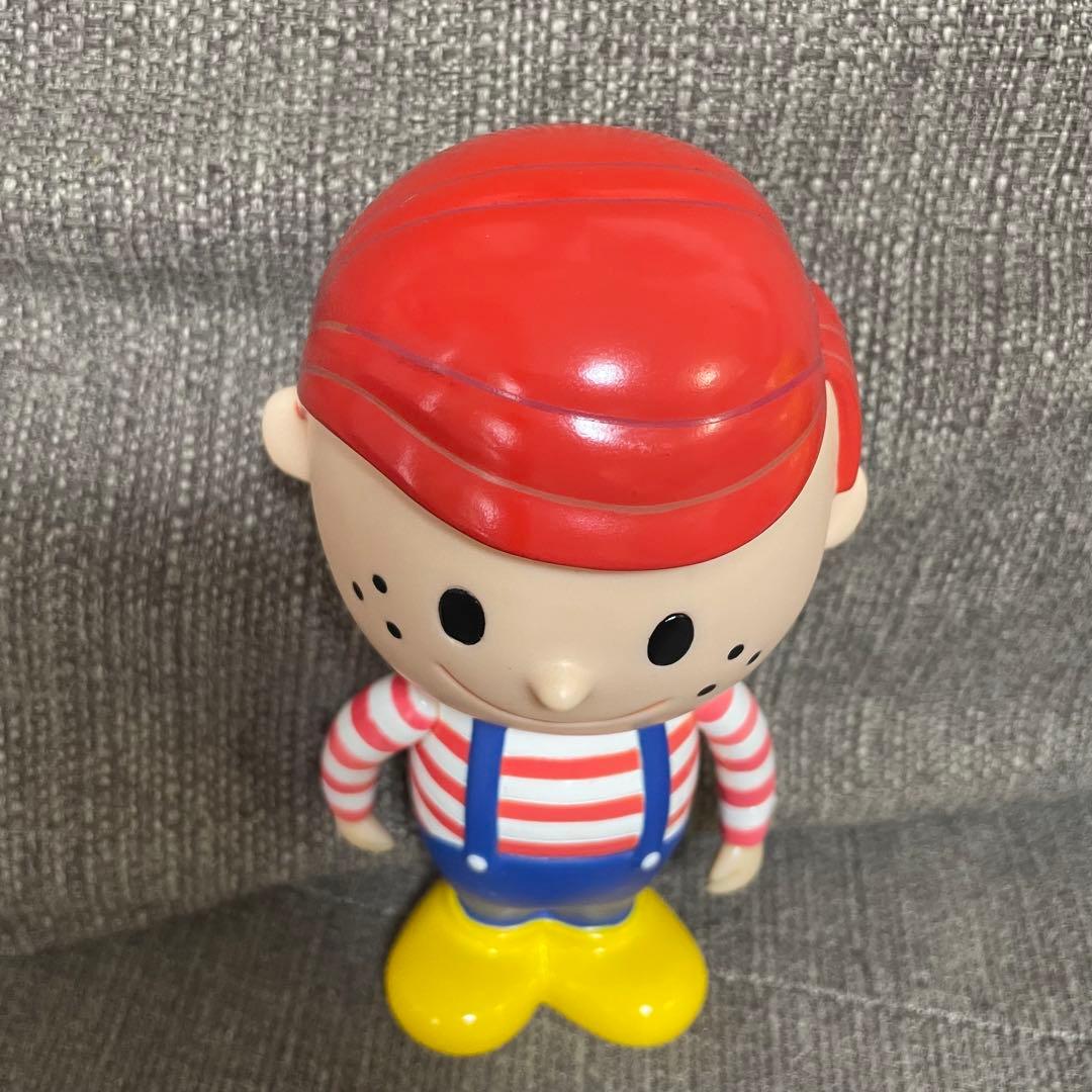 little boy&girl 貯金箱 男の子と女の子　ソフビ　フィギュア