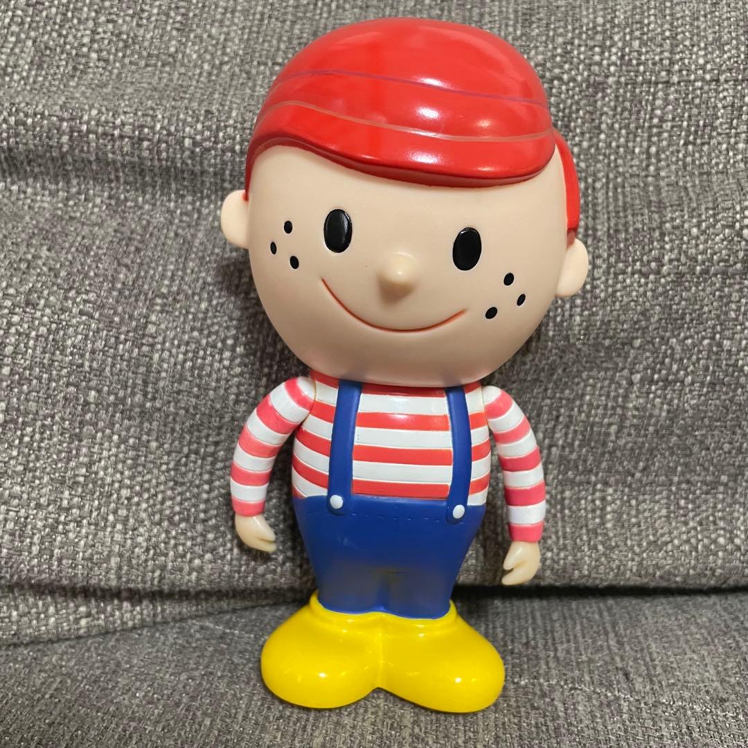 little boy&girl 貯金箱 男の子と女の子　ソフビ　フィギュア