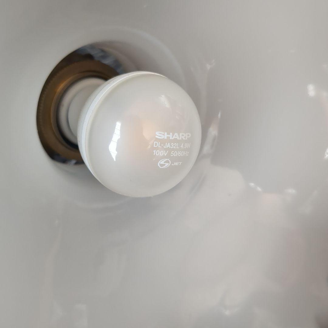 ミルクガラス　ペンダントライト　レトロ照明　レトロモダン