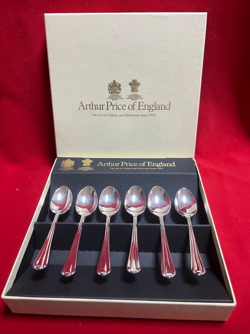 Arthur Price of England スプーン銀製品シルバー製品6本