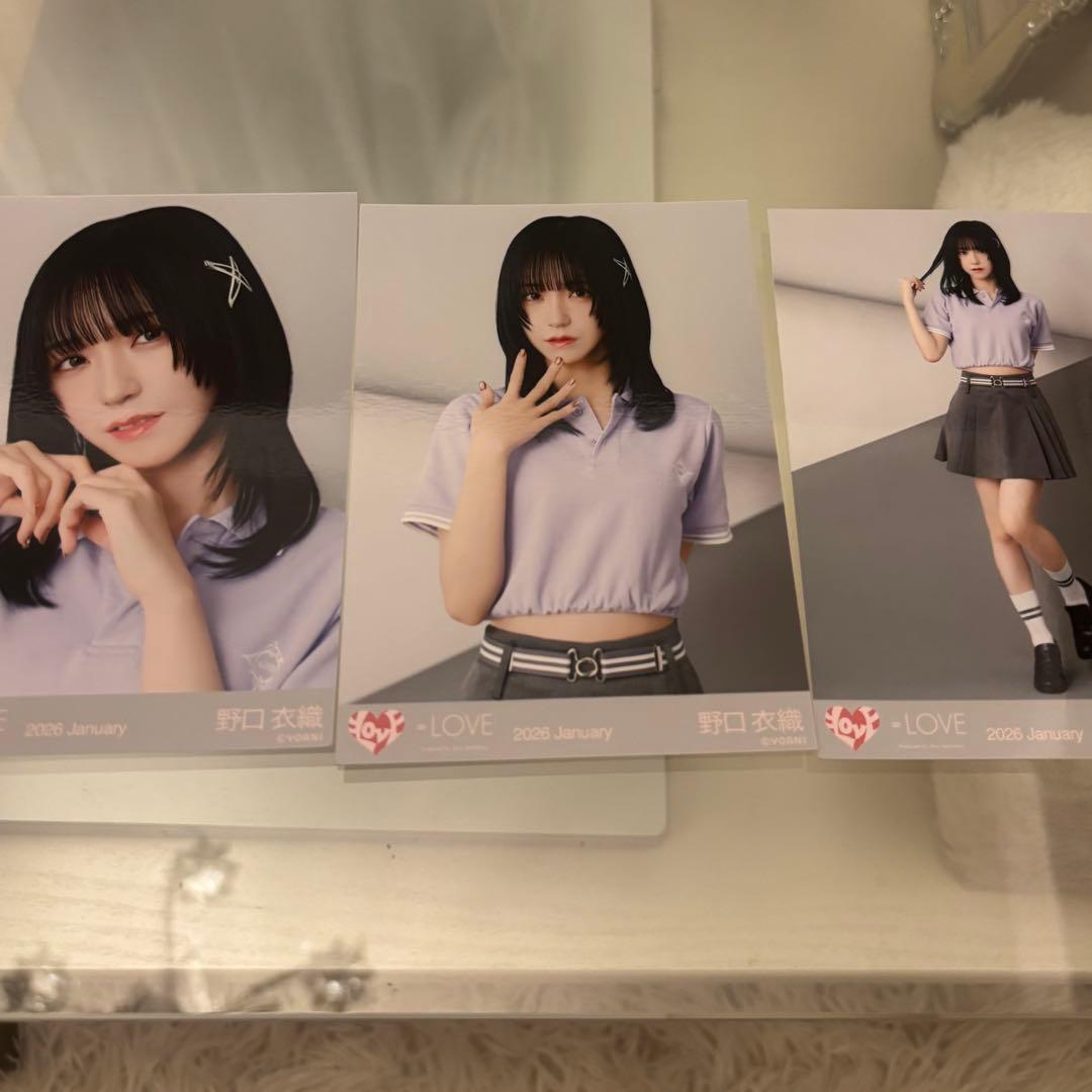 野口衣織 イコラブ ポロシャツ 生写真 コンプ - メルカリ