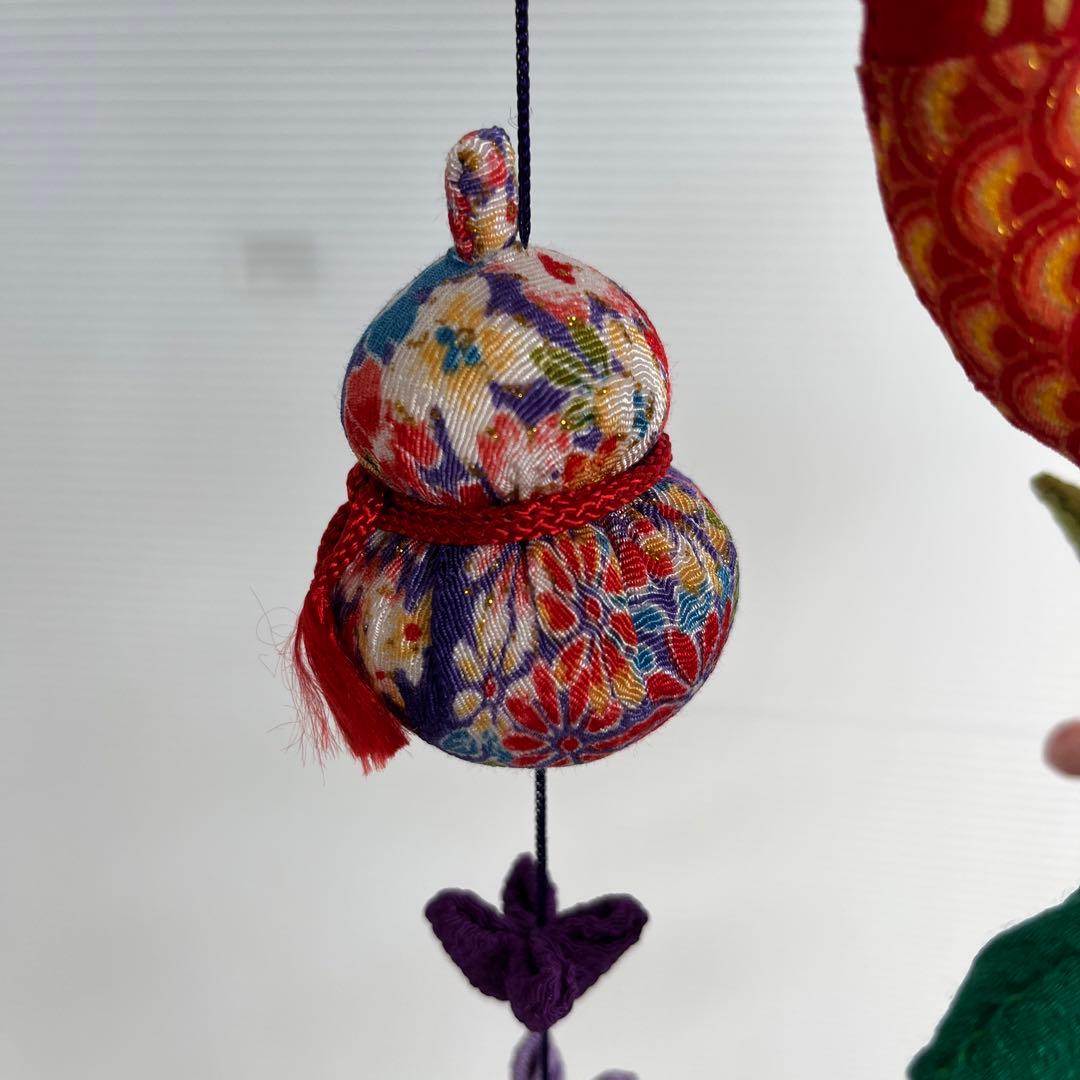 鯉のぼりの吊るし飾り (紫) 】ちりめん細工・さげもん・端午の節句