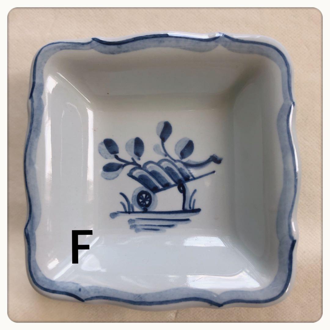  トランクエバー　ヴィンテージ 角小皿　5枚セット