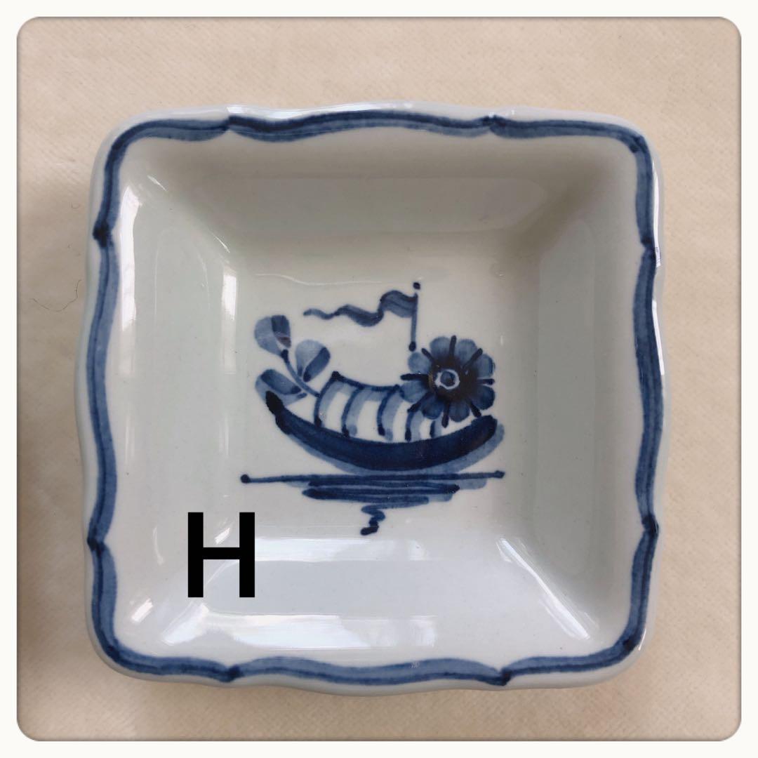  トランクエバー　ヴィンテージ 角小皿　5枚セット