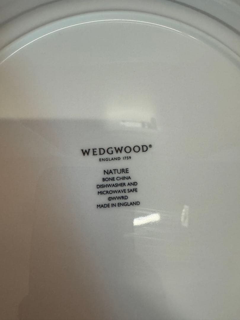 1910 ウエッジウッド ネイチャー 白皿 27cm 未使用 - メルカリ