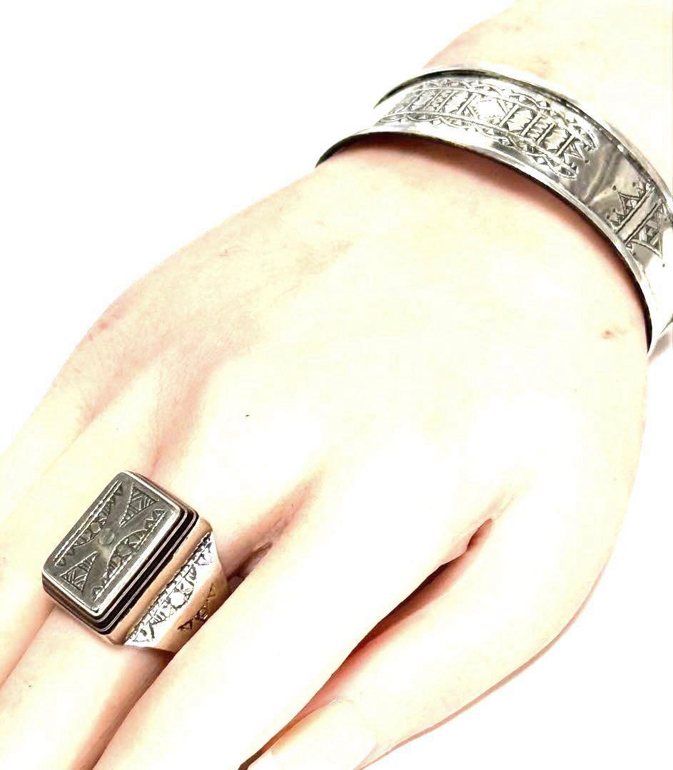 トゥアレグ　ハンドメイド　シルバーリング