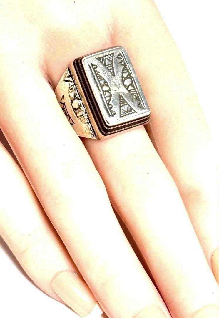 トゥアレグ　ハンドメイド　シルバーリング