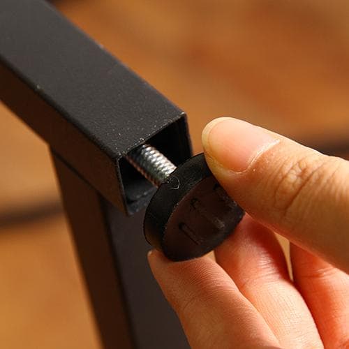 《新品・送料無料》ラック付きデスク ルール 奥行64cm ダークブラウン