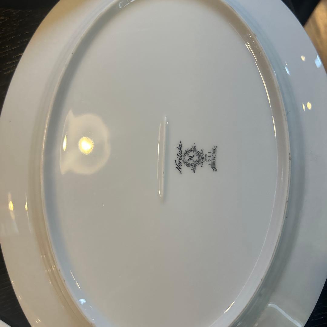 オールドノリタケ　オーバル皿