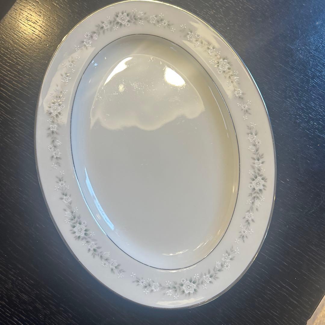 オールドノリタケ　オーバル皿