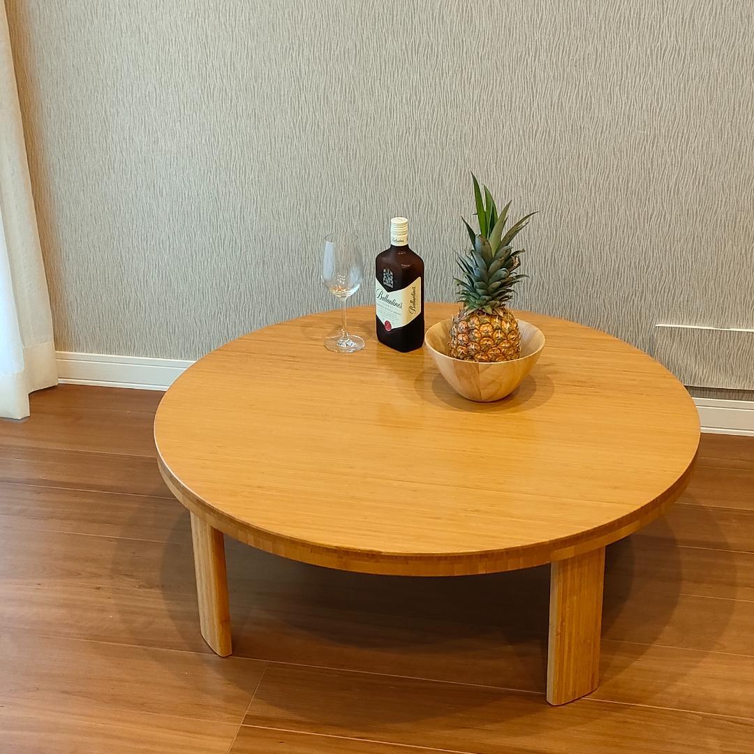 テオリ　円卓　丸テーブル　ローテーブル　折りたたみ