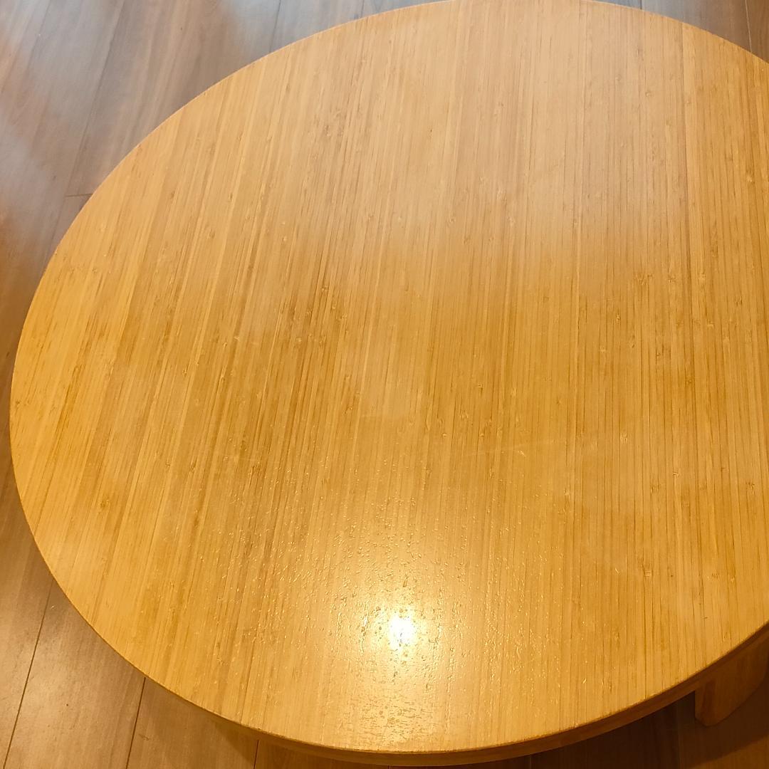 テオリ　円卓　丸テーブル　ローテーブル　折りたたみ