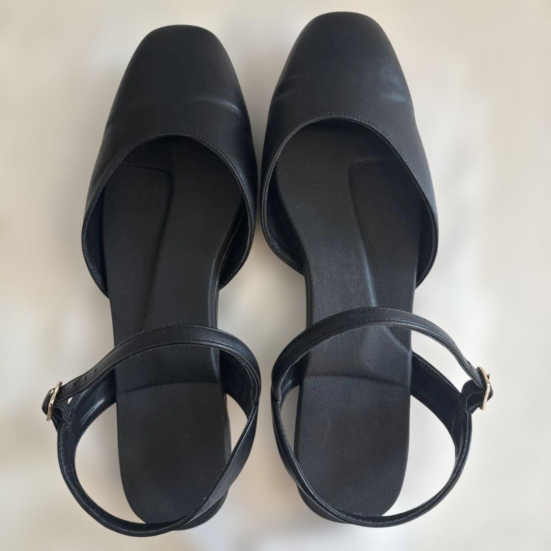 美品　ラクバキ　ミュール　ブラック　M racbaki