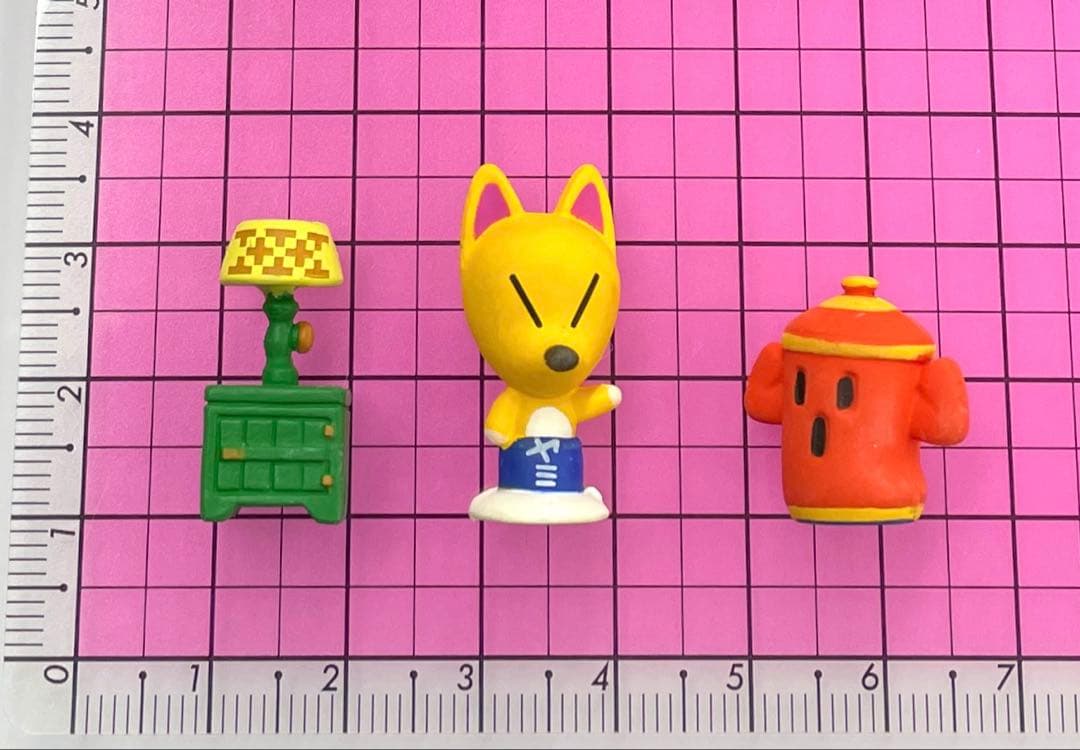 どうぶつの森 森をつくろう！ F-47 つねきち ハニワ ランプ フィギュア