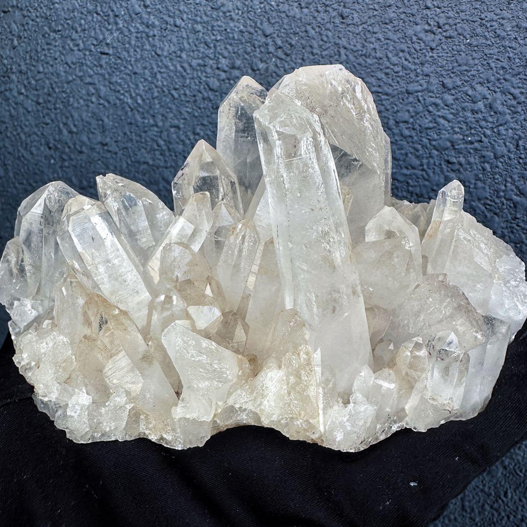 希少❗️高透明度❗虹入り☆超綺麗♡超強いパワー ヒマラヤ水晶 クラスターA1482