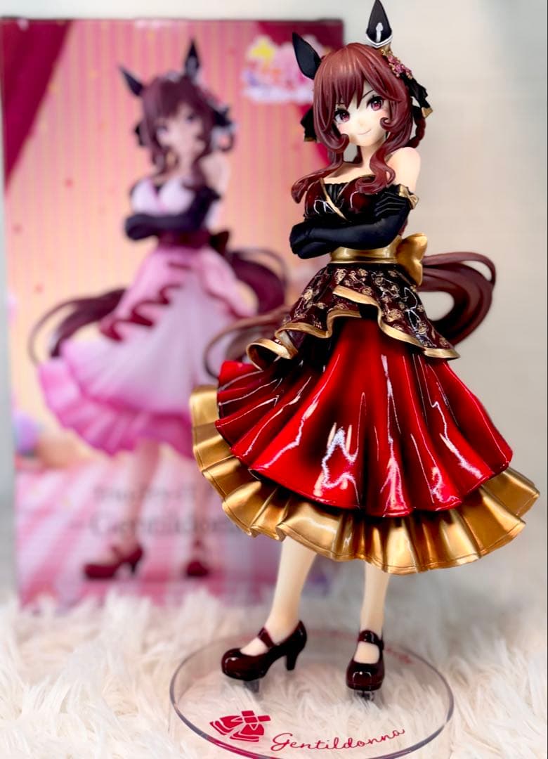 タ*ン様 ウマ娘 フィギュア リペイント ジェンティルドンナ ラウンド